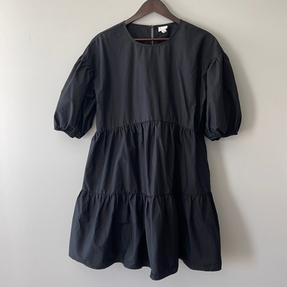 Tiered Black Womens Sundress Size Medium